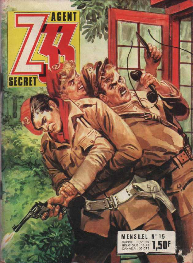 Scan de la Couverture Z 33 Agent Secret n 15